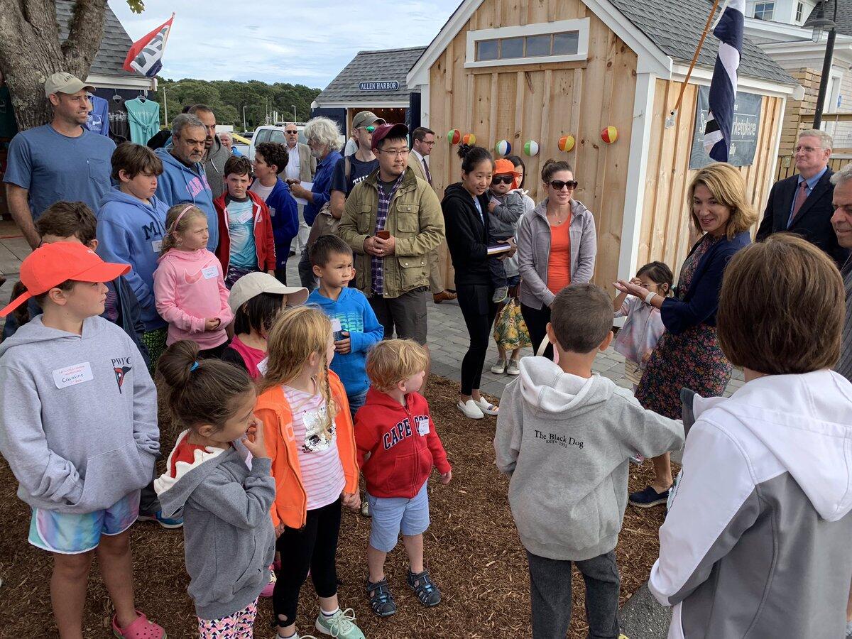 Lt. Governor Karyn Polito and members of the Seaport Economic Council met in Harwich and awarded $1.5 million to coastal communities.