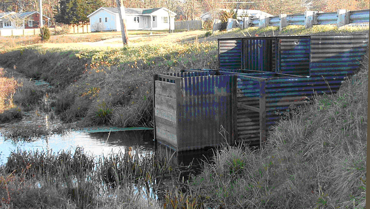 Undersized culvert