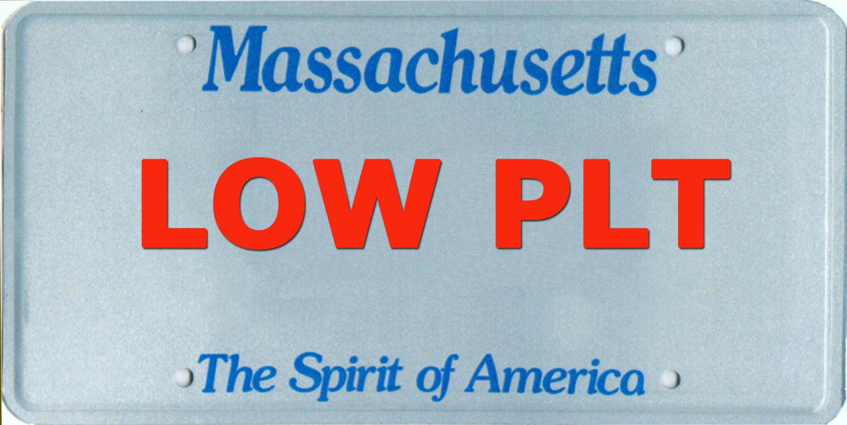 Massachusetts Registry of Motor Vehicles Schedules Low Number License Plate Lottery Drawing ...