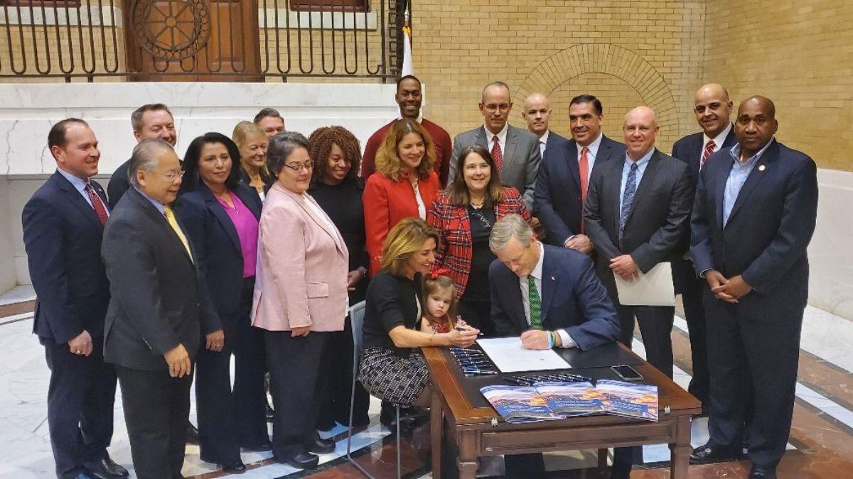 Governor Baker and Lt. Governor Polito with members of the Economic Development Planning Council.