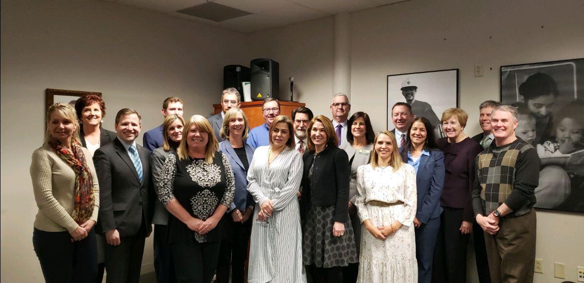 Lt. Governor Polito with legislators, small business owners and technical assistance providers in Lowell.