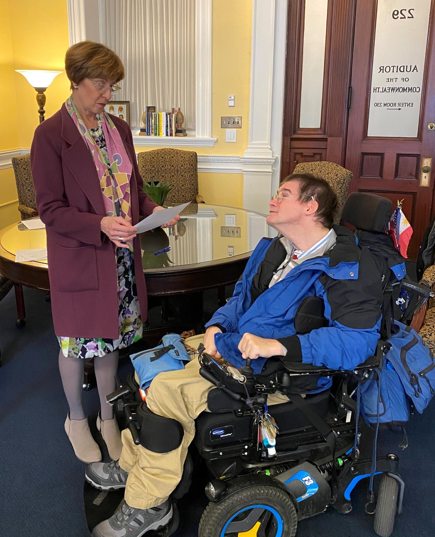 State Auditor Suzanne M. Bump recently appointed Brookline resident Tim Kunzier to the Personal Care Attendant Workforce Council.