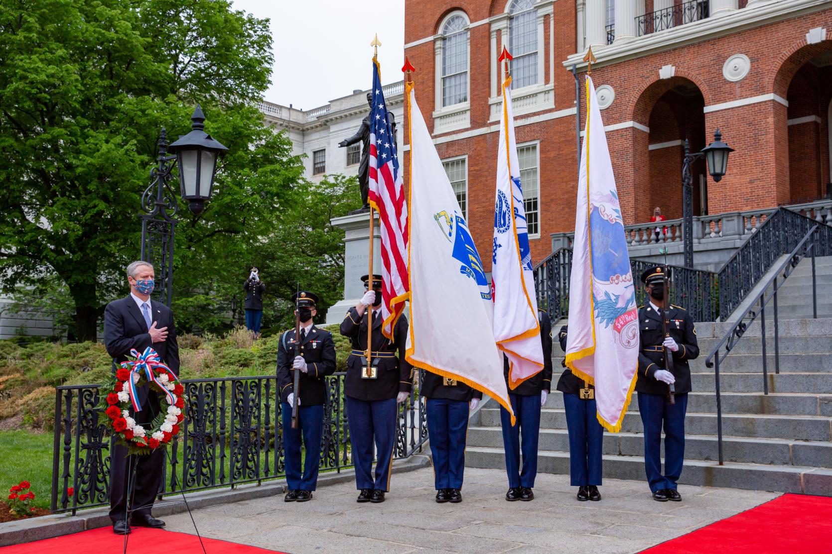 Baker-Polito Administration Recognizes Memorial Day with Virtual Ceremony