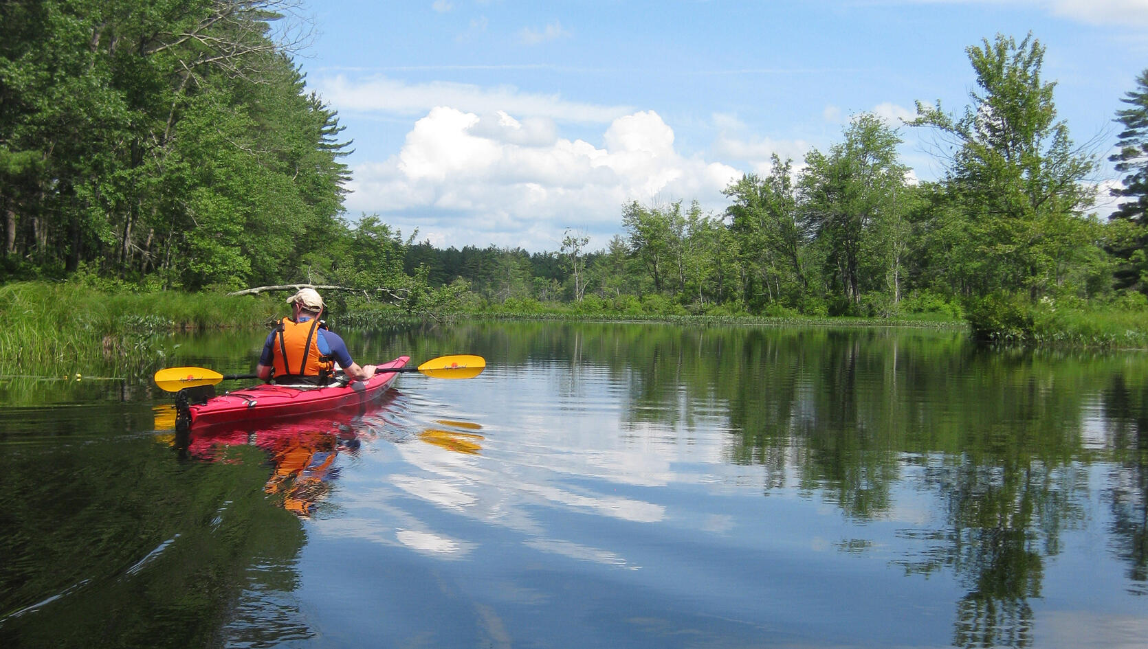 Kayak on Squannocook River