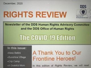 Front page of Dec 2020 Rights Review