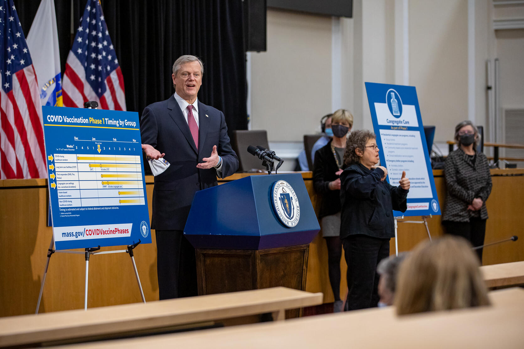 Baker-Polito Administration Announces Plan To Begin Vaccinations for Congregate Care Facilities, Updates to Phase Two