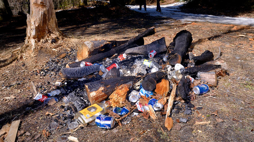 Campsite Litter