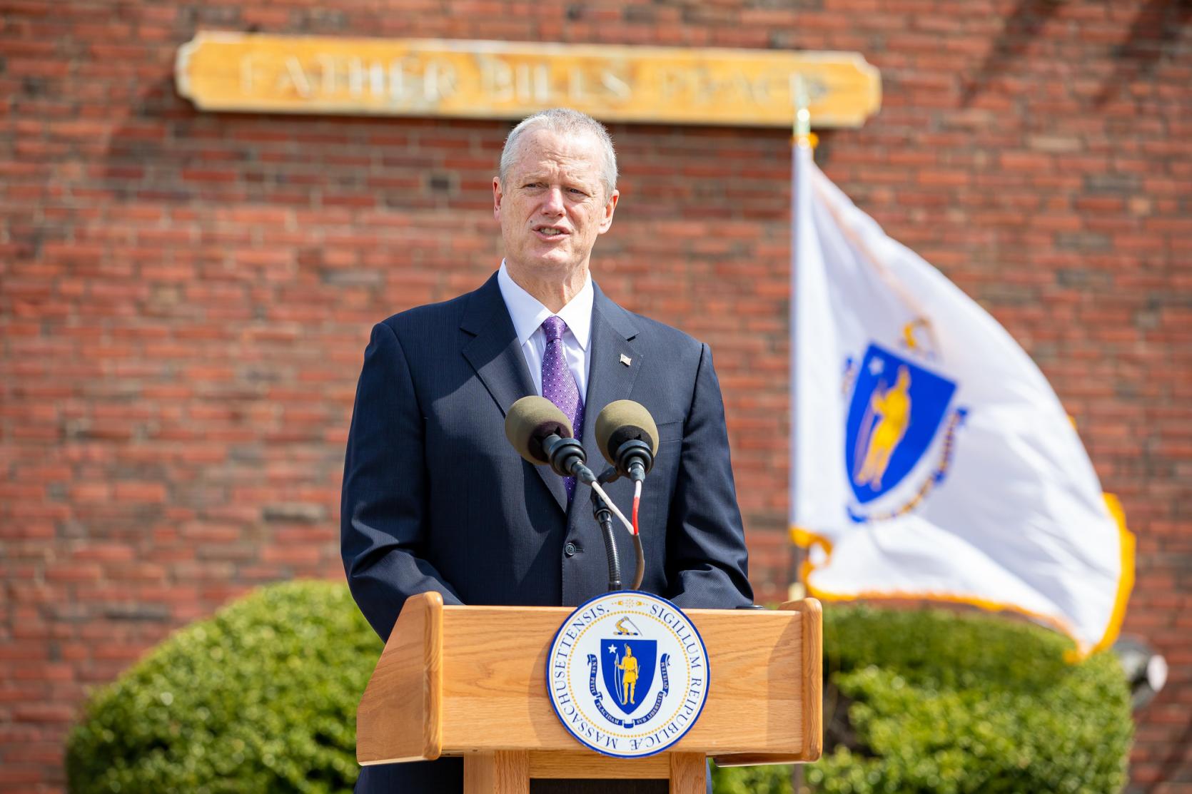 Governor Baker in Quincy to announce Housing Choice grants and designations.
