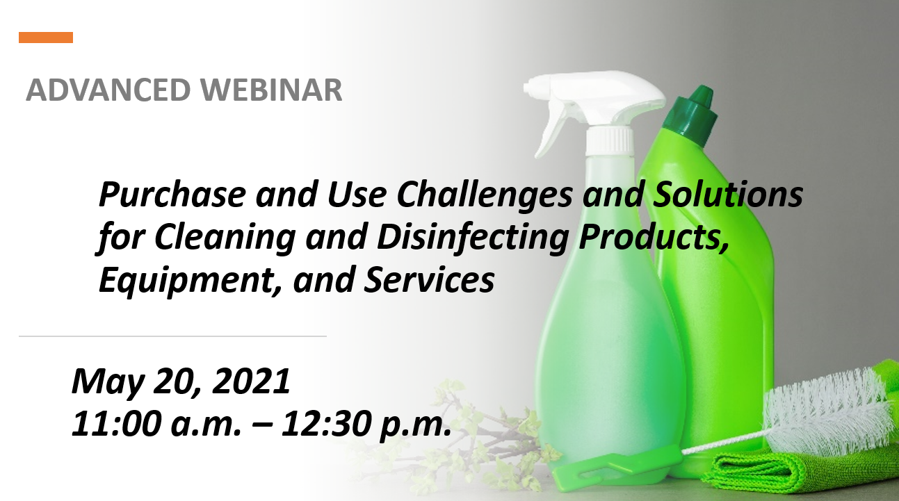 Advanced Safer Cleaning Webinar