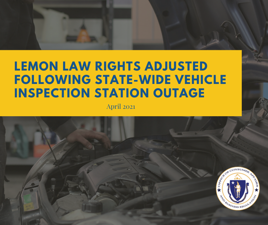 Lemon Law Rights Adjusted Following State-Wide Vehicle Inspection Station Outage