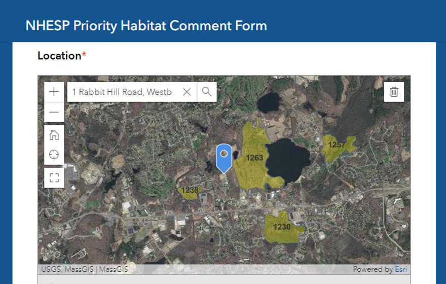 Priority habitat map