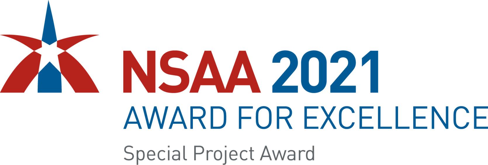 An image of the NSAA logo for the special projects award.