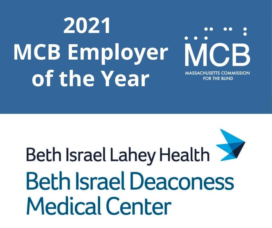 2021 MCB Employer of the Year MCB Logo Beth Israel Lahey Health Beth Israel Deaconess Medical Center Logo