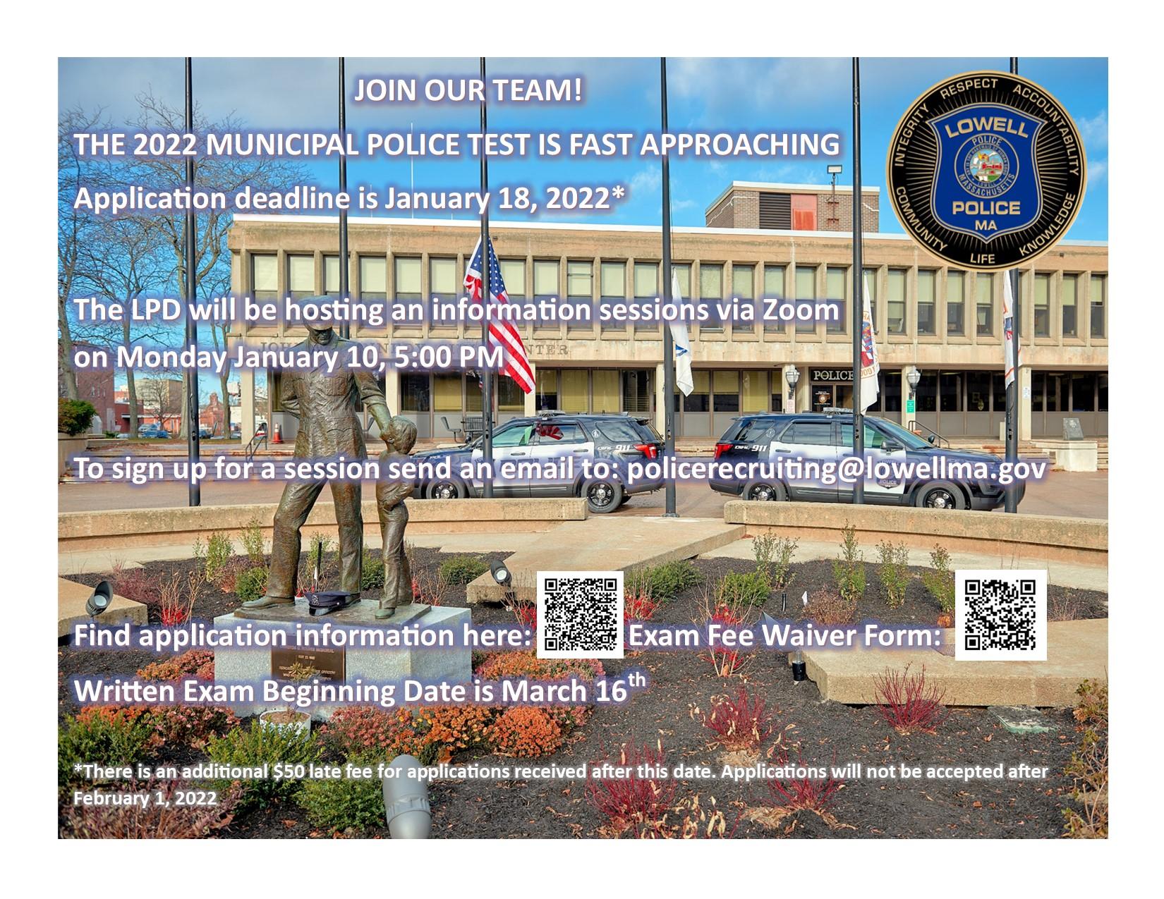 Lowell Police Department - Open House flyer