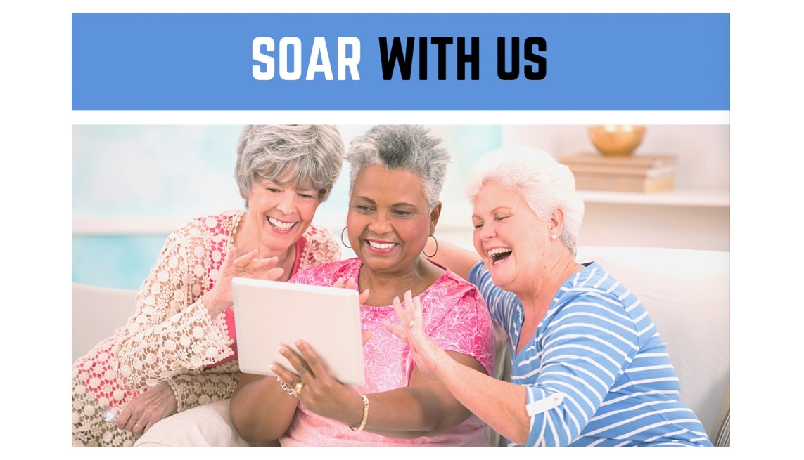 SOAR Training Banner Image - 3 people viewing a piece of paper