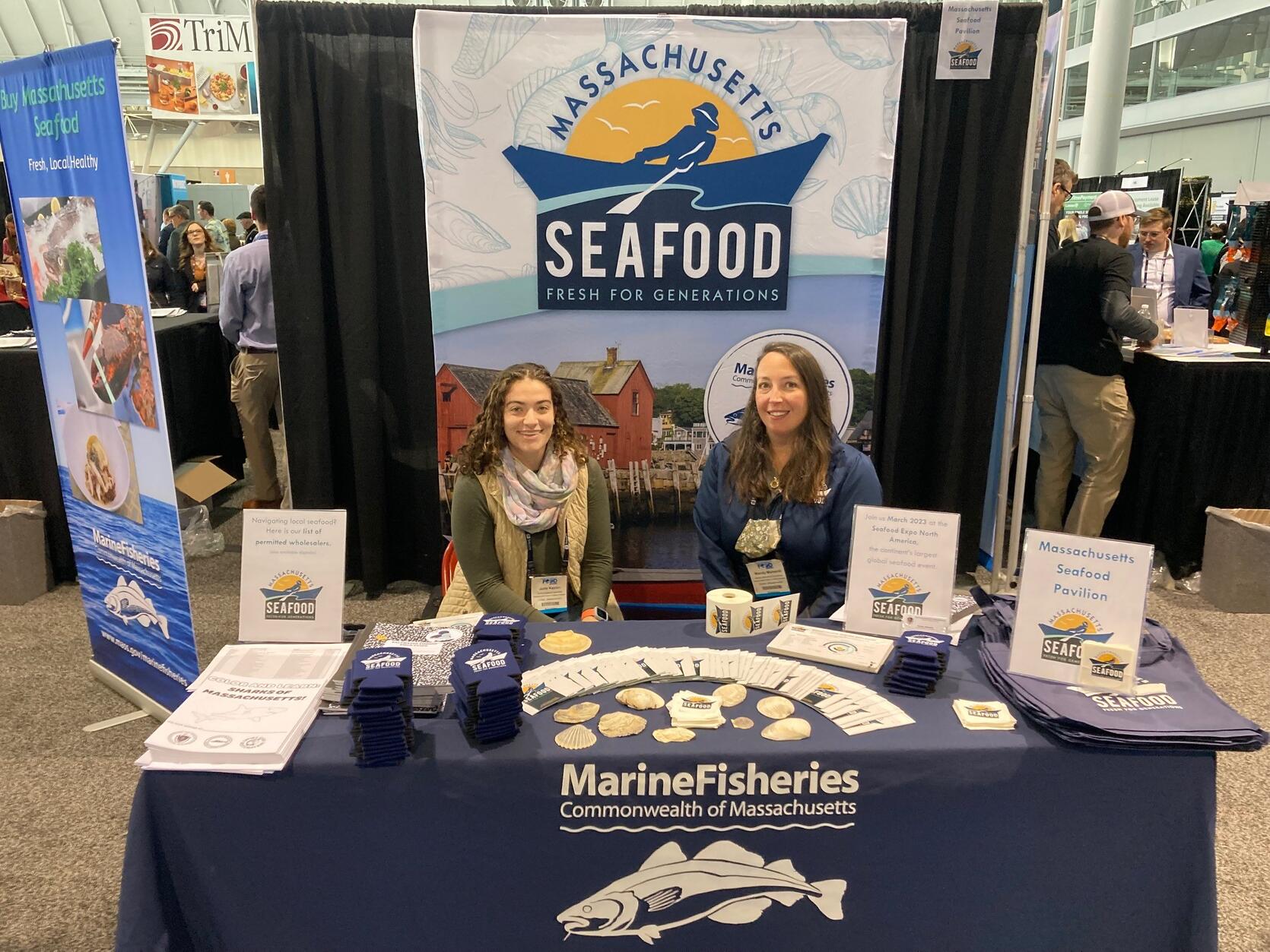 DMF staff at the Boston Food Show