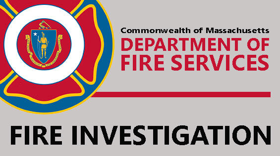 DFS logo with the words "Fire investigation"