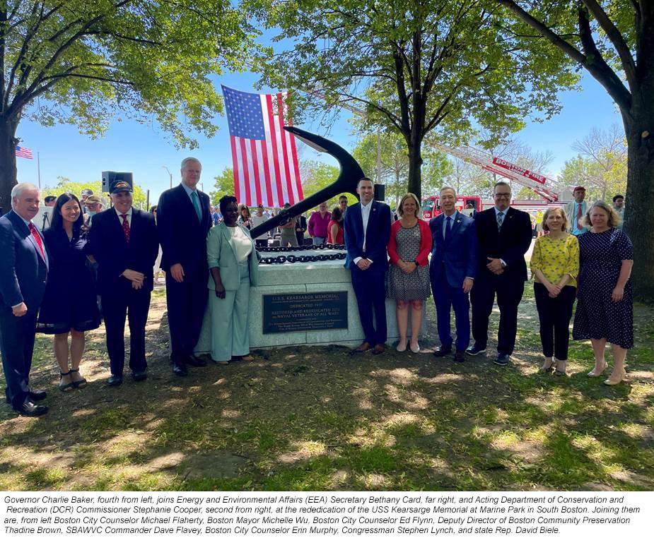 Baker-Polito Administration Rededicates Kearsarge Memorial in South Boston
