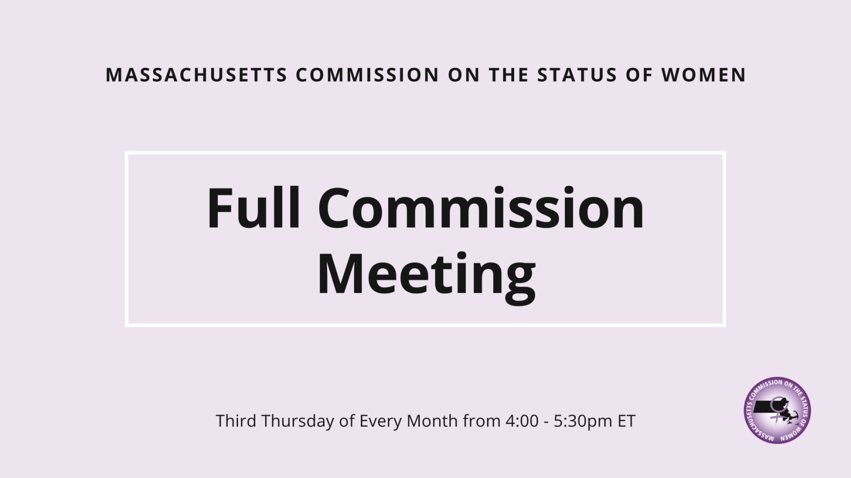 Full Commission Meeting