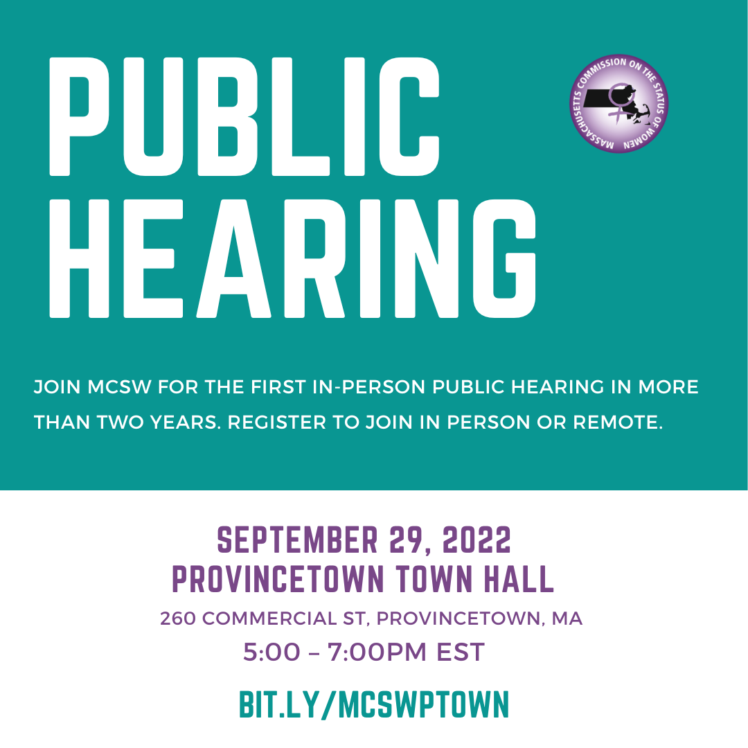 Provincetown Hearing Info