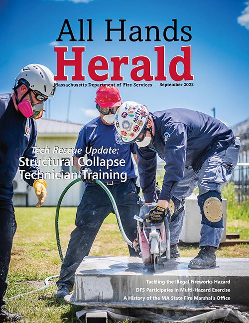 Cover of the September issue of the All Hands Herald.