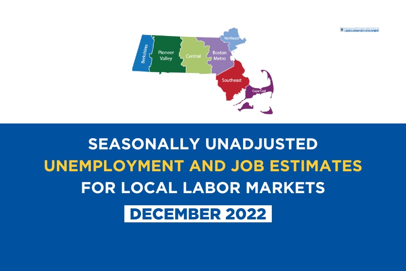 Seasonally Unadjusted Unemployment and Job Estimates for Local Labor Markets - December 2022