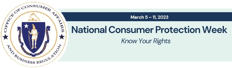 National Consumer Protection Week Banner