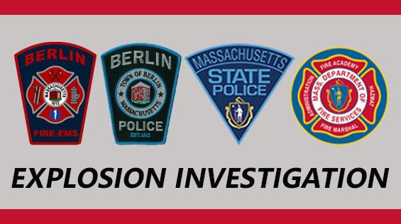 Image with the patches of the Berlin Fire Department, Berlin Police Department, State Police, and Department of Fire Services