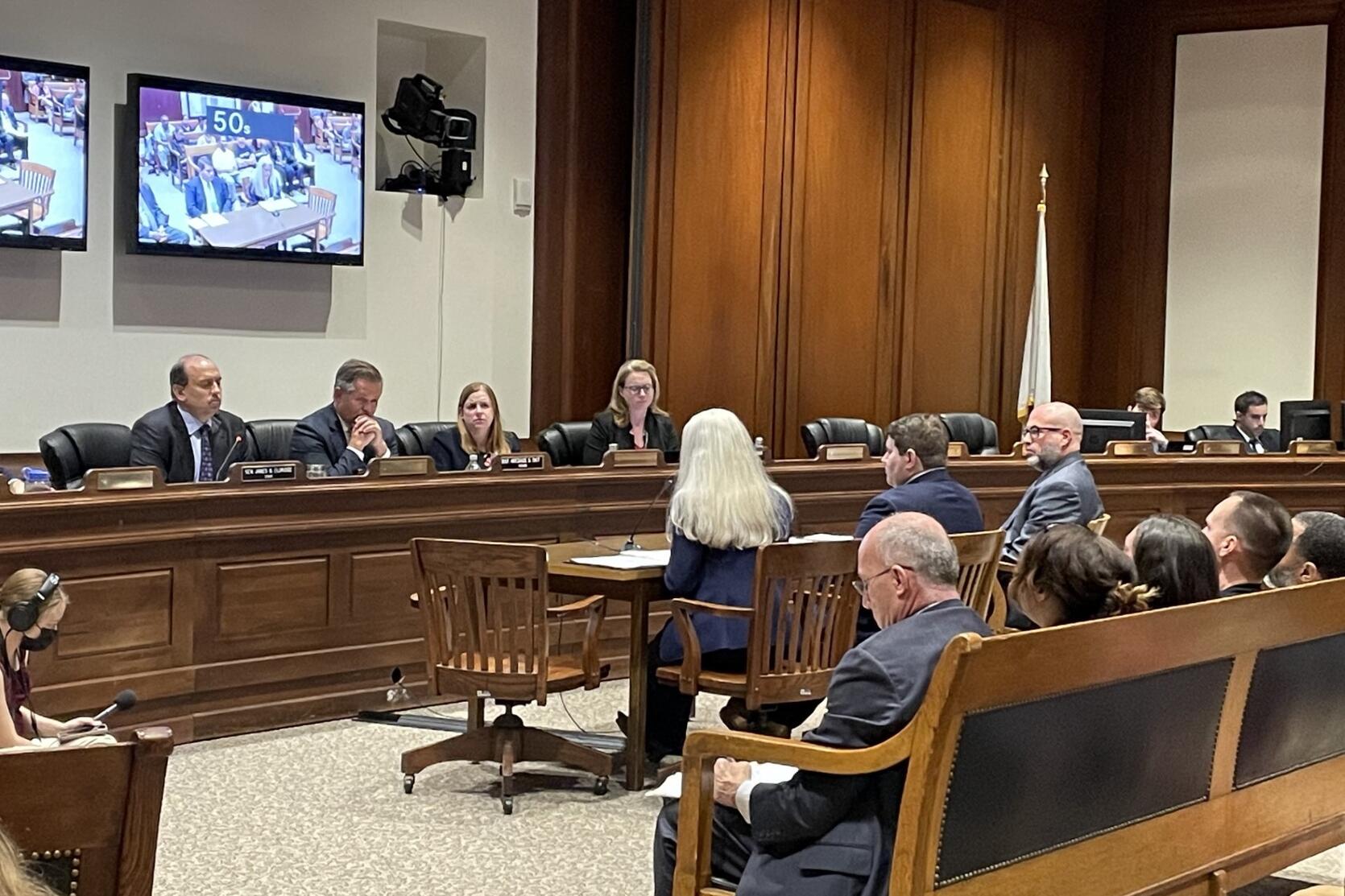 Three MPS officials testify before the Massachusetts legislature.