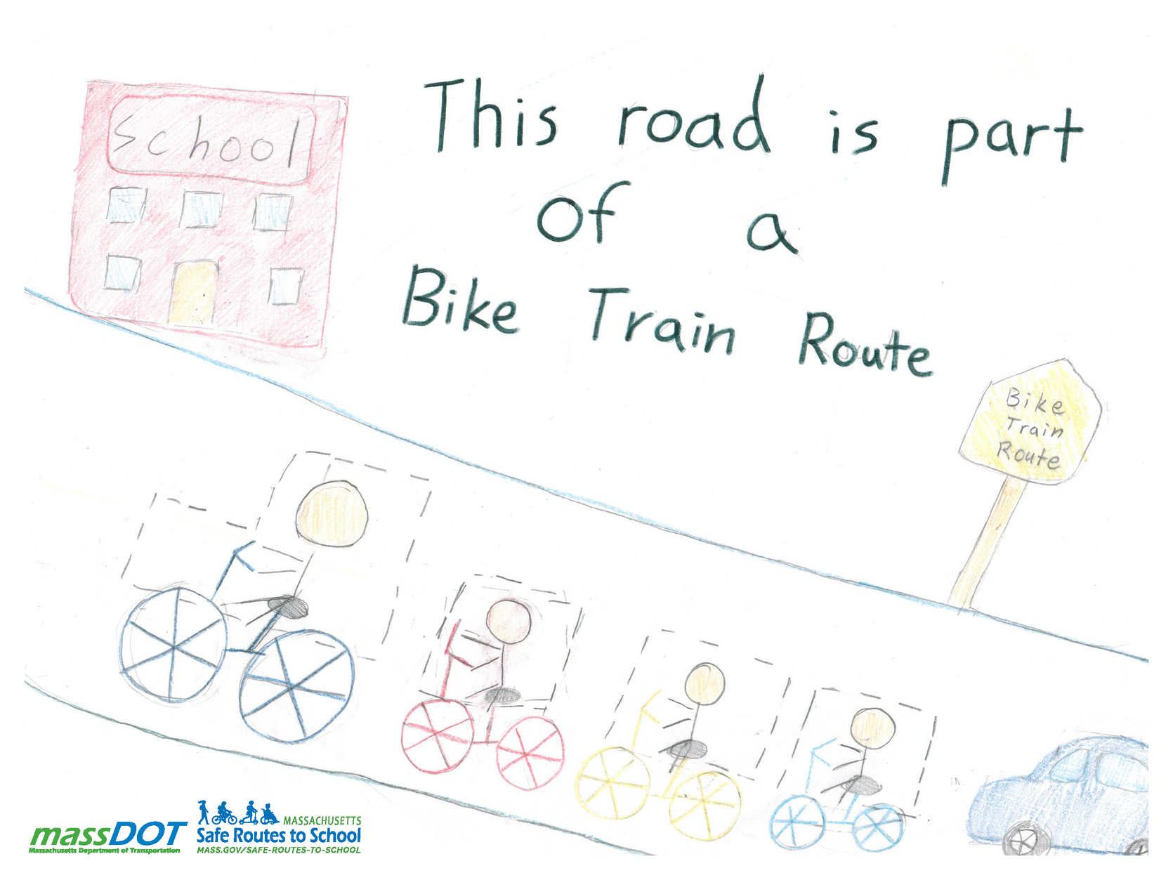 Safe Routes to School Yard Sign Design Contest Winners | Mass.gov