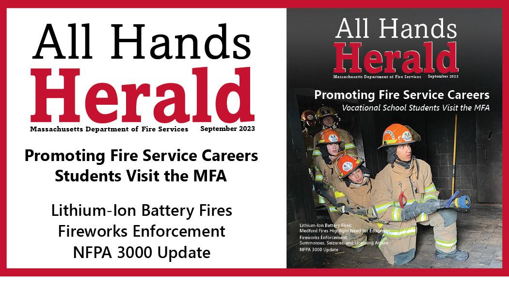 Cover of September 2023 All Hands Herald