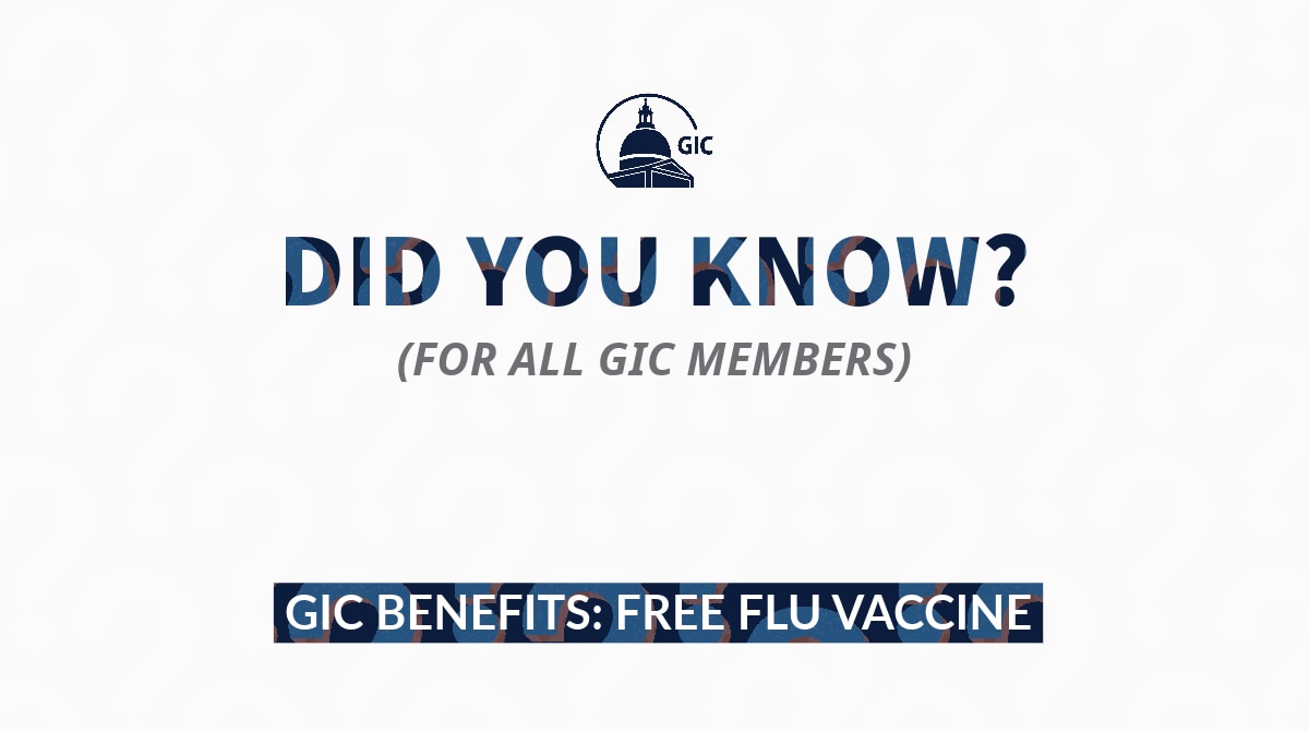 Did you know? GIC benefits - free flu vaccine