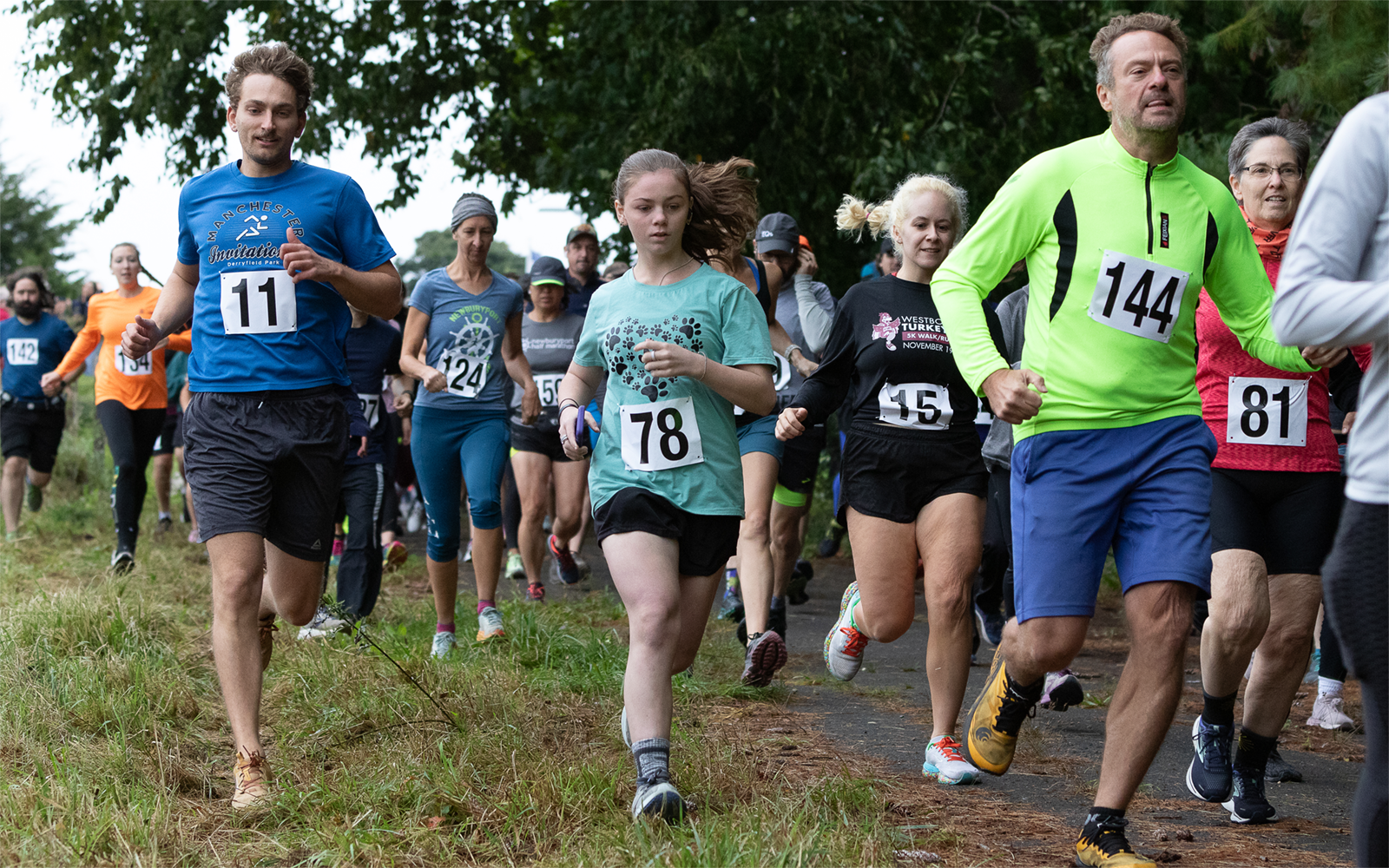 5k and 10k runners start the race