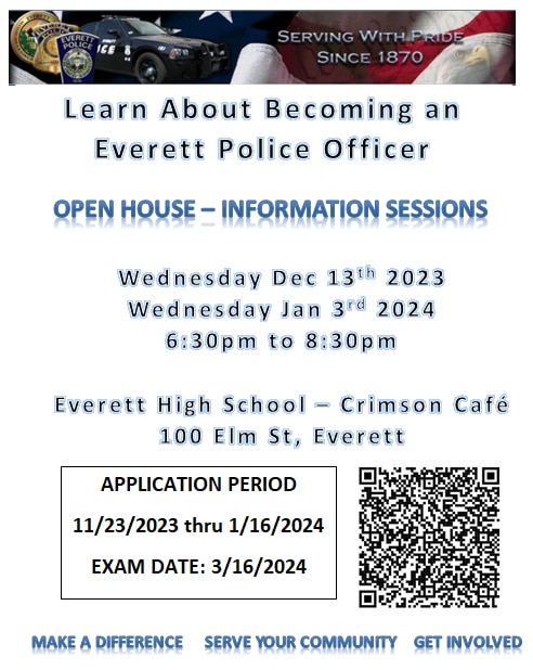 Information session for the 2024 Municipal Police Officer & Trooper Examination.