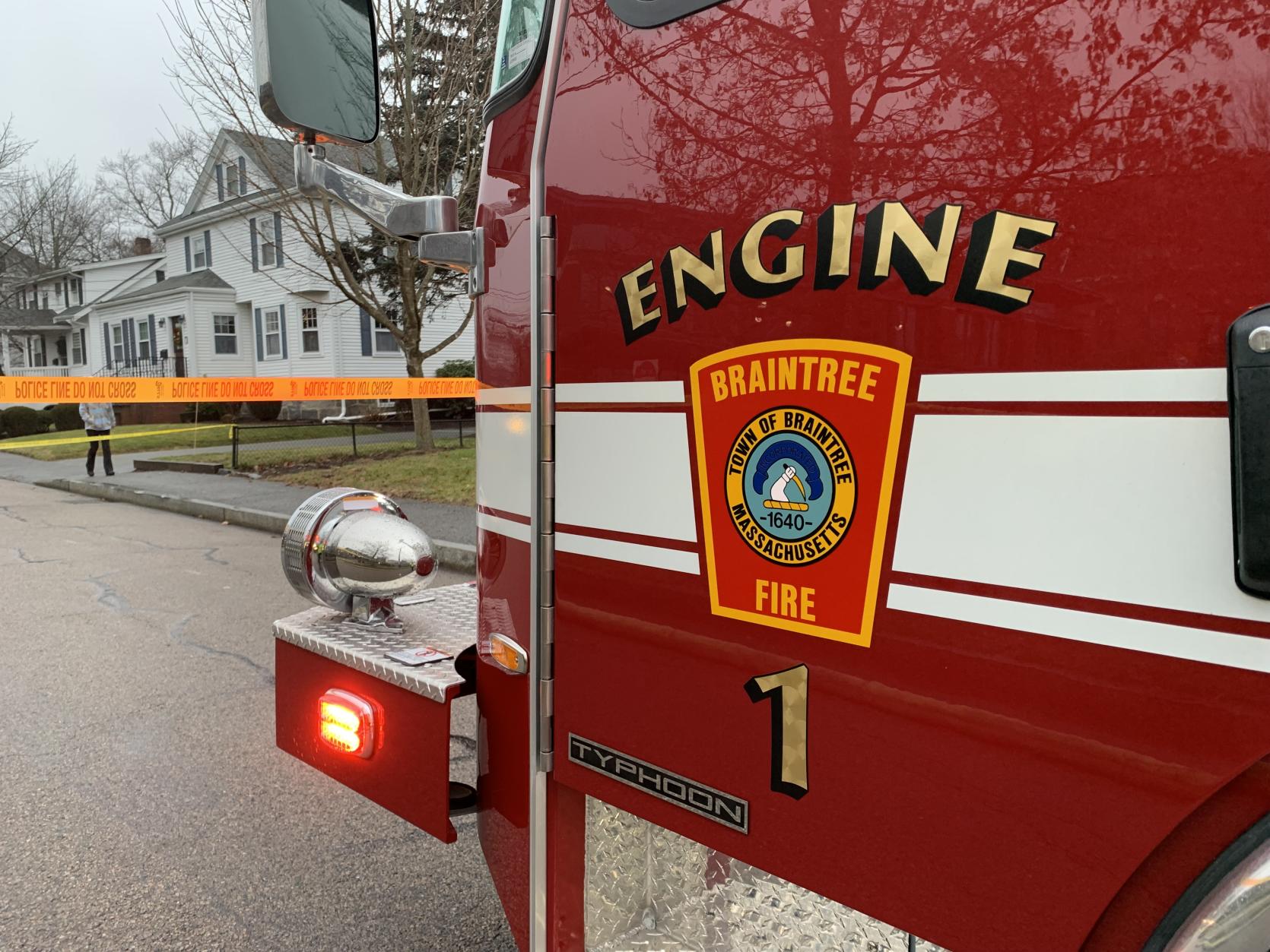 Photo of a Braintree fire engine
