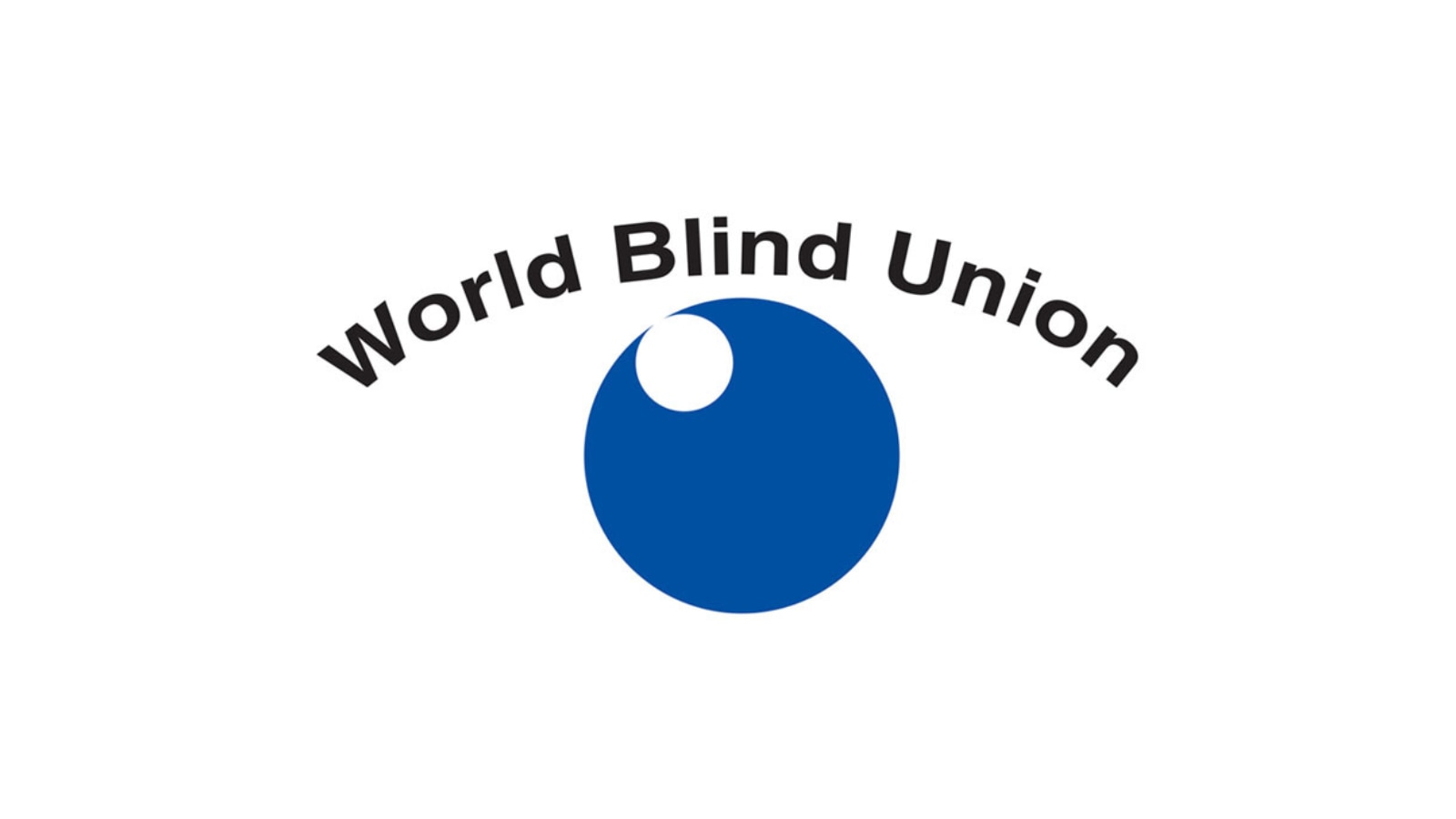 World Blind Union logo with the text: World Blind Union