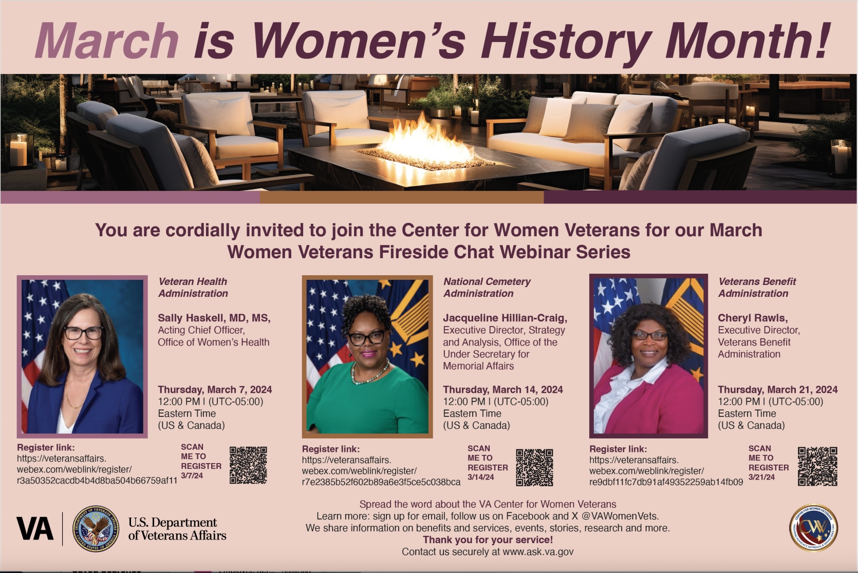 Center for Women Veterans Flyer