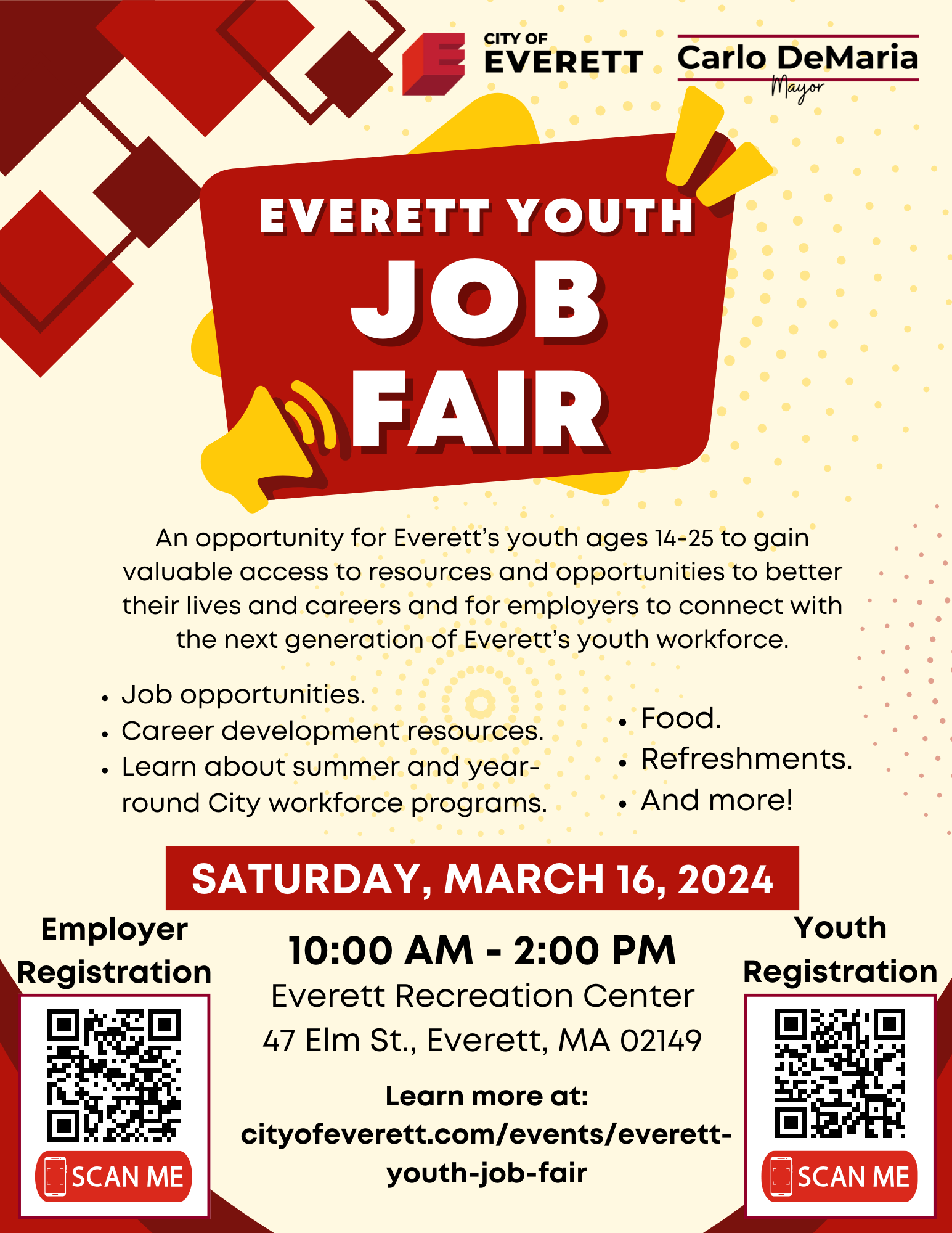 Everett Youth Job Fair (Flyer)