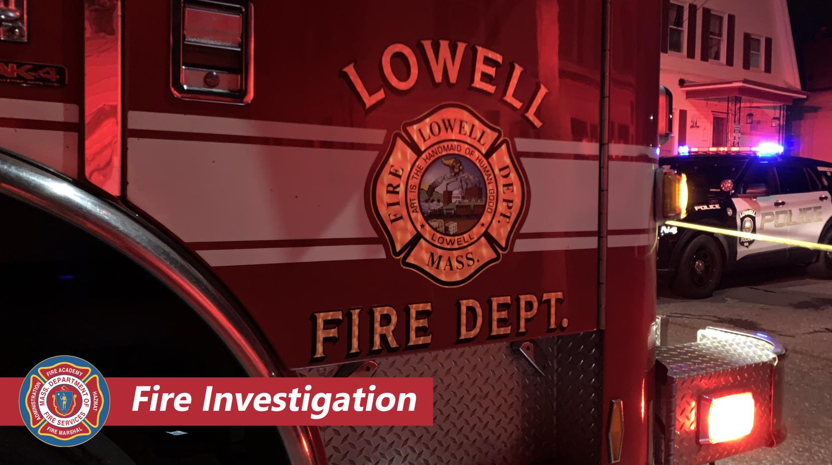 photo of a Lowell fire engine