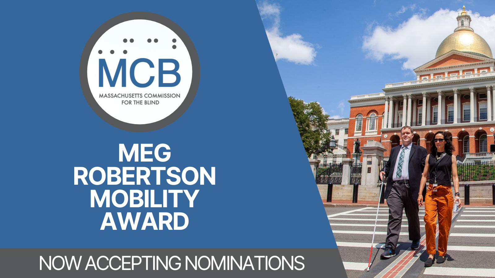 MCB Meg Robertson Mobility Award, Now Accepting Nominations
