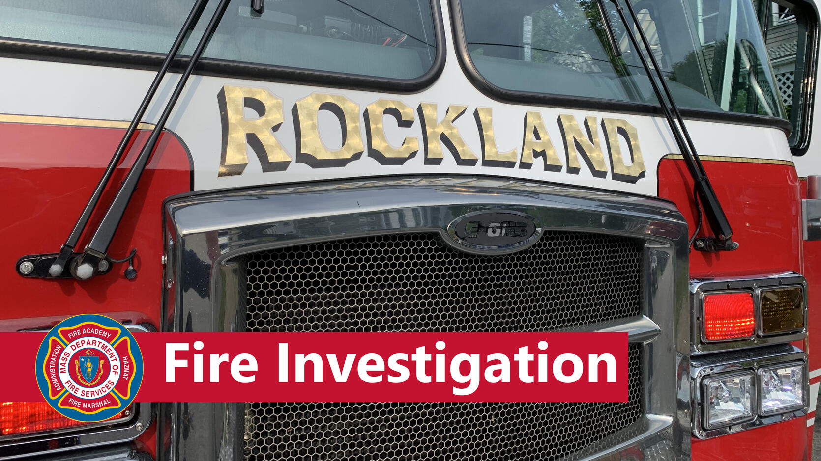 Rockland fire engine