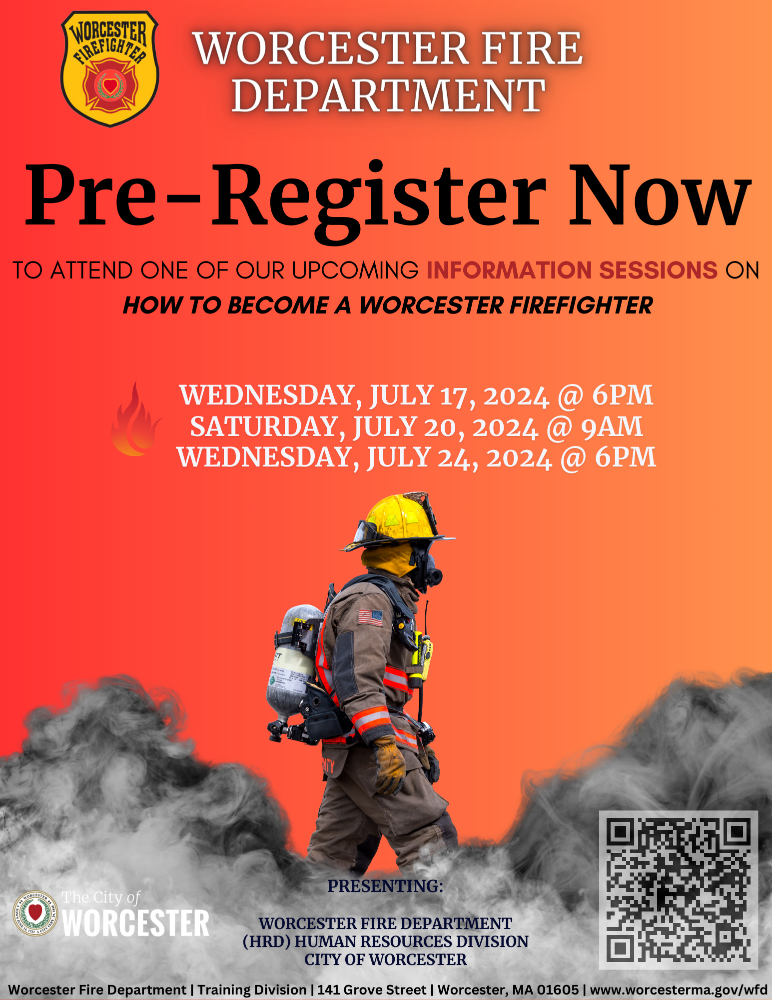 Worcester Fire Department Open House Flyer