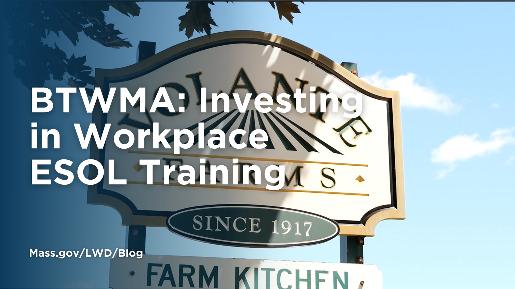 BTWMA: Investing in Workplace ESOL Training
