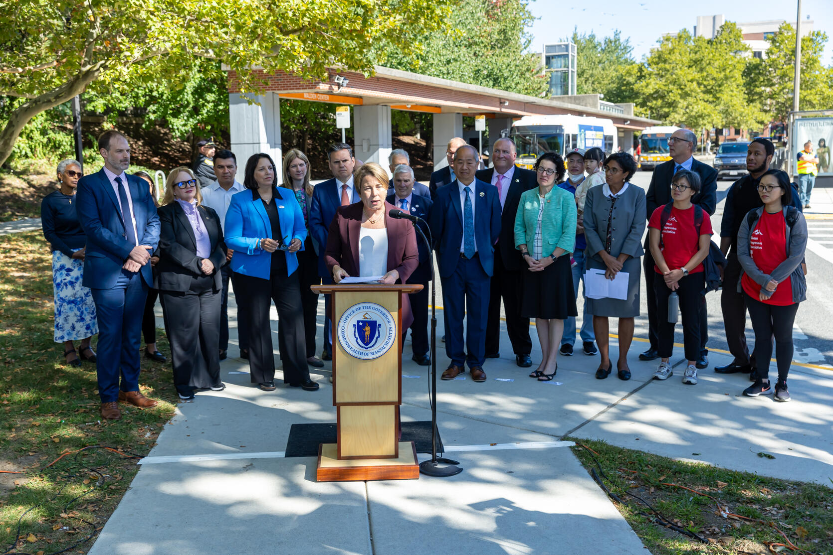 Governor Healey at Income-Eligible Reduced Fare Program Press Conference