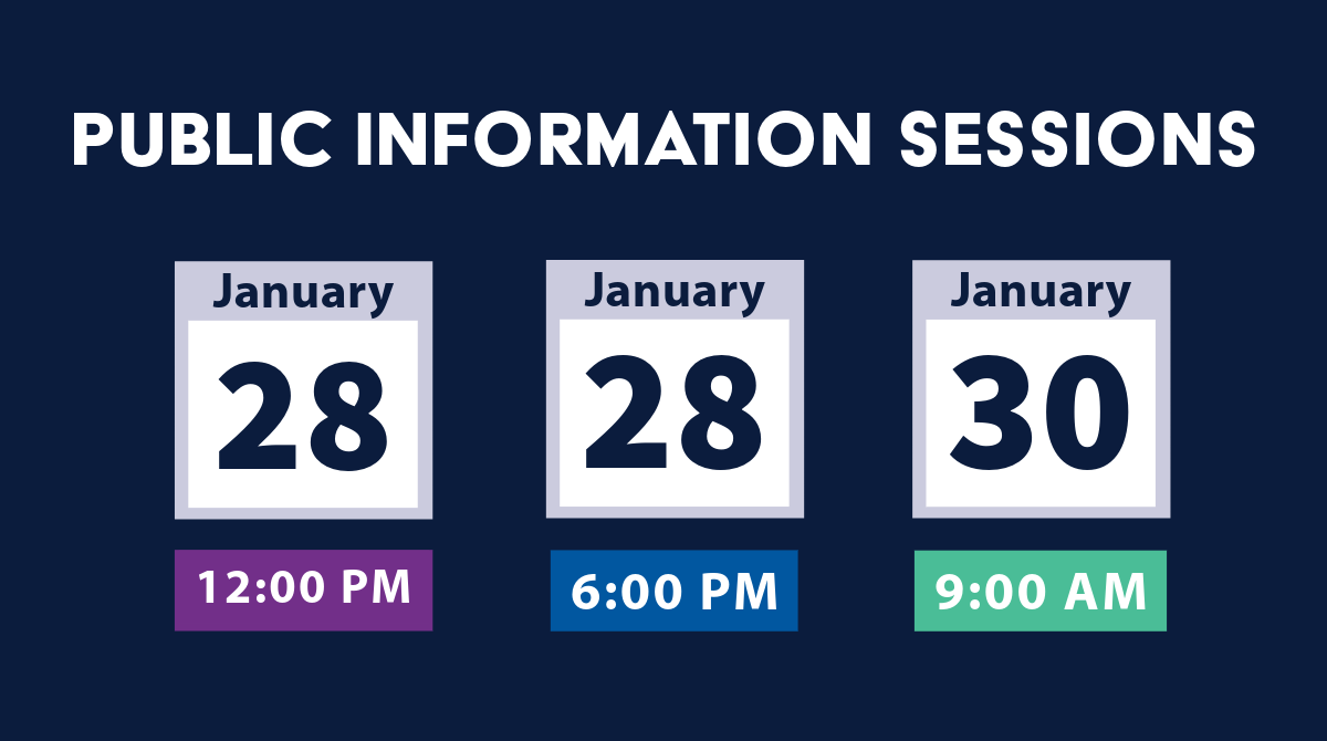 Public Information Sessions