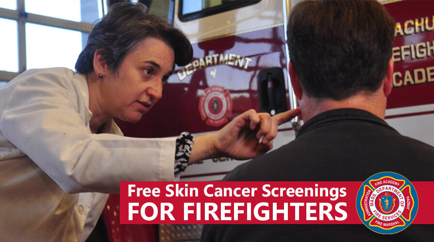 Free skin cancer screenings for firefighters