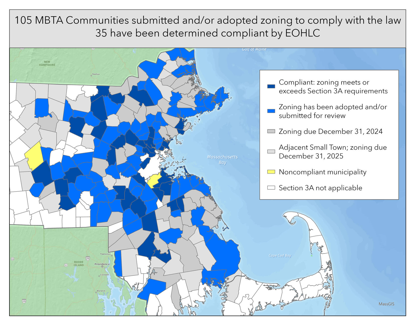 map of compliant communities