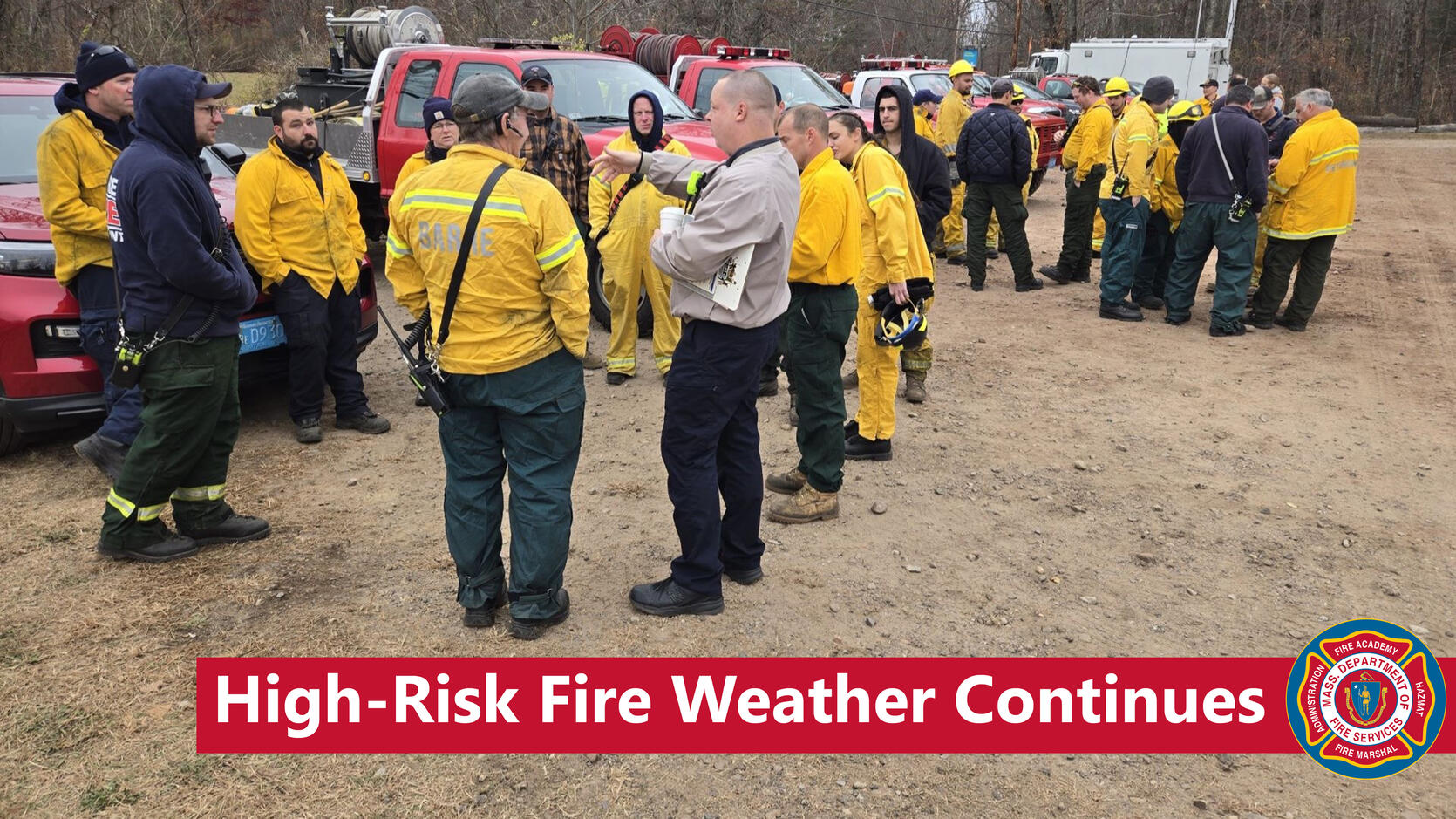 High risk fire weather continues
