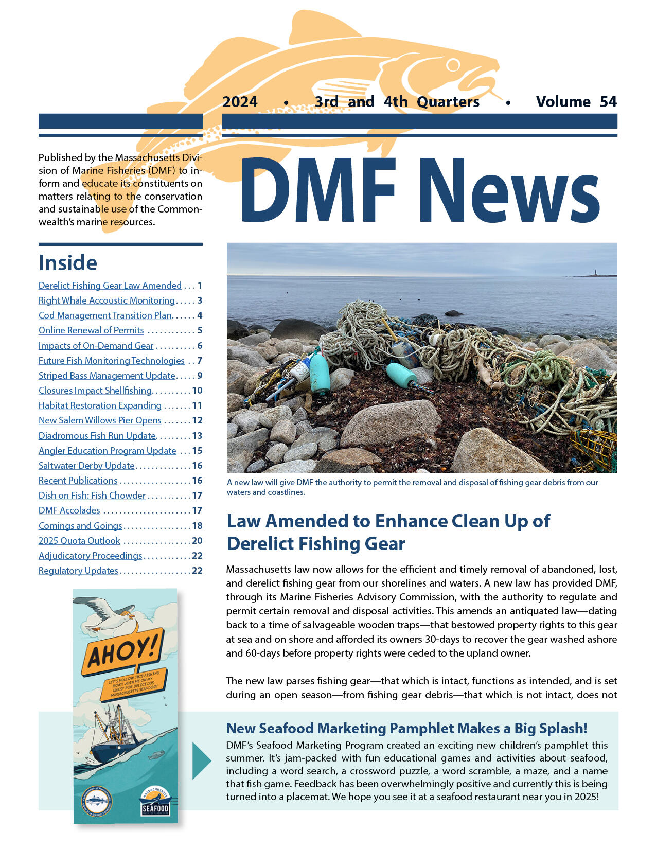 Cover of the DMF News 2024 Q3 and Q4.