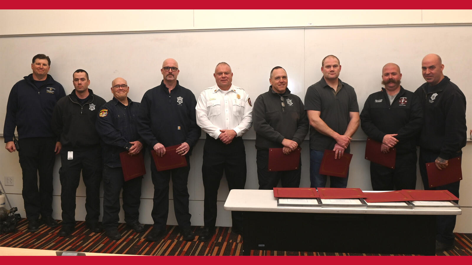 State Fire Marshal with Fire Academy Staff